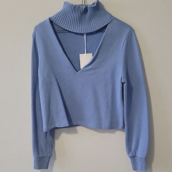 Zara Sweaters - Blue Turtleneck Sweater